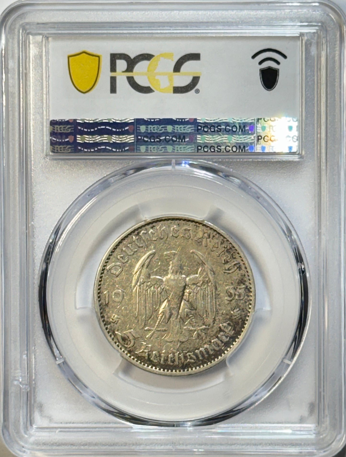 1935-A Germany 5 Reichsmark - PCGS XF45 - SIlver