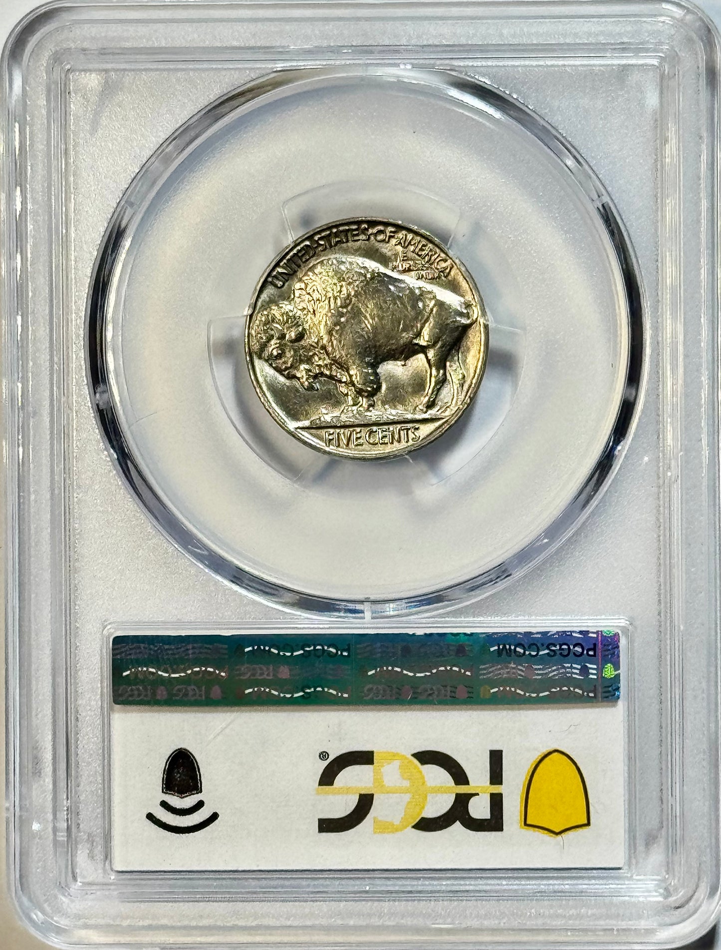 1935 Buffalo Nickel - PCGS MS64 - Gold Shield TrueView Gem BU 5C Nice Luster