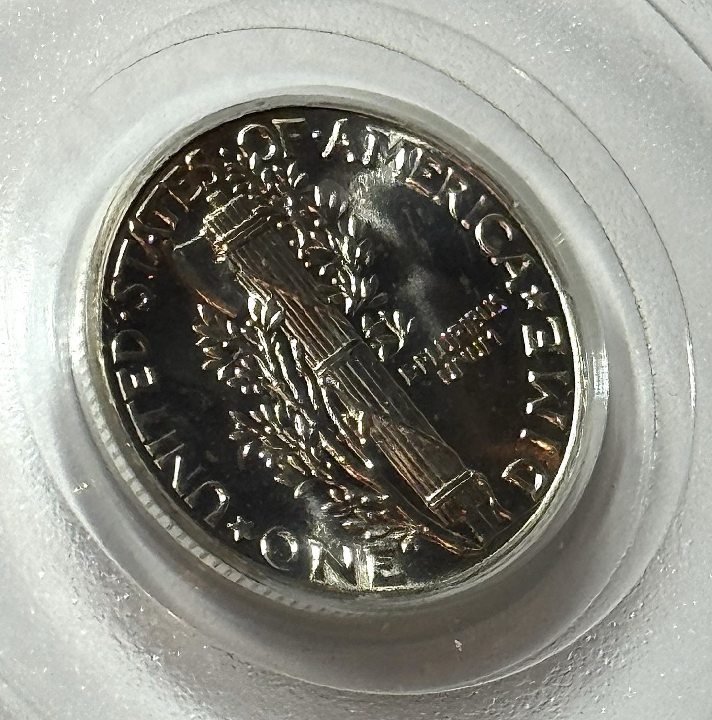 1943 Mercury Dime - PCGS MS66FB CAC - OGH Full Bands Blast White Sharp Strike