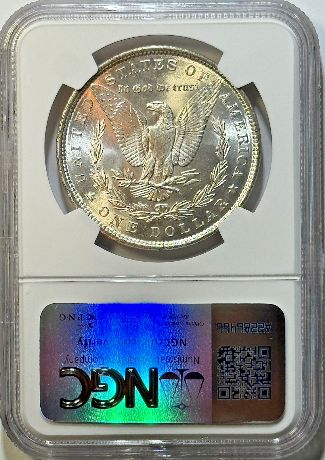 1886 Morgan Silver Dollar $1 — NGC MS64 | Original Mint State, Strong Luster