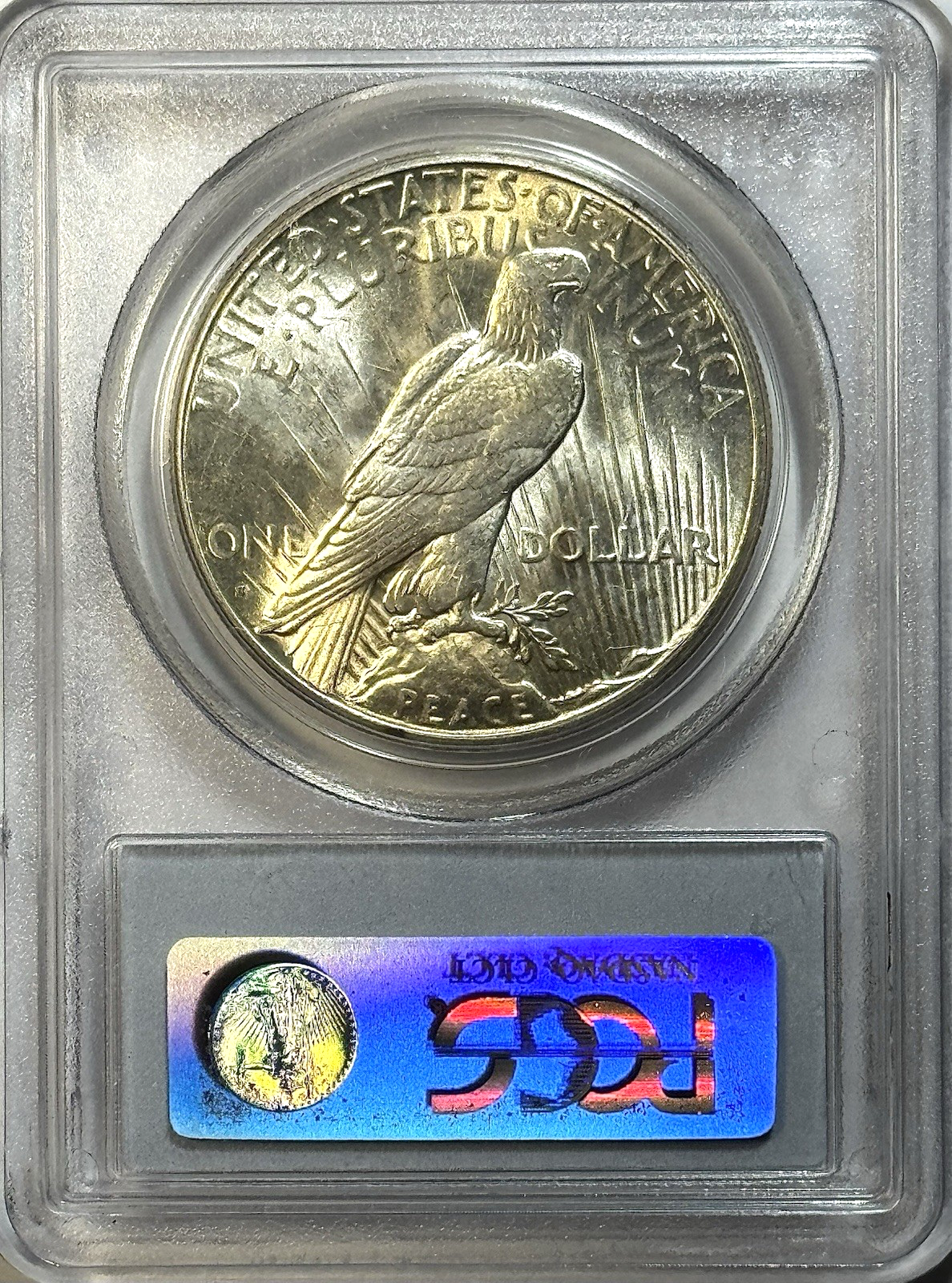 1926-S Peace Dollar - PCGS AU58 - VAM-4 Dot Top 50 Variety Rare S Mint Slider $1