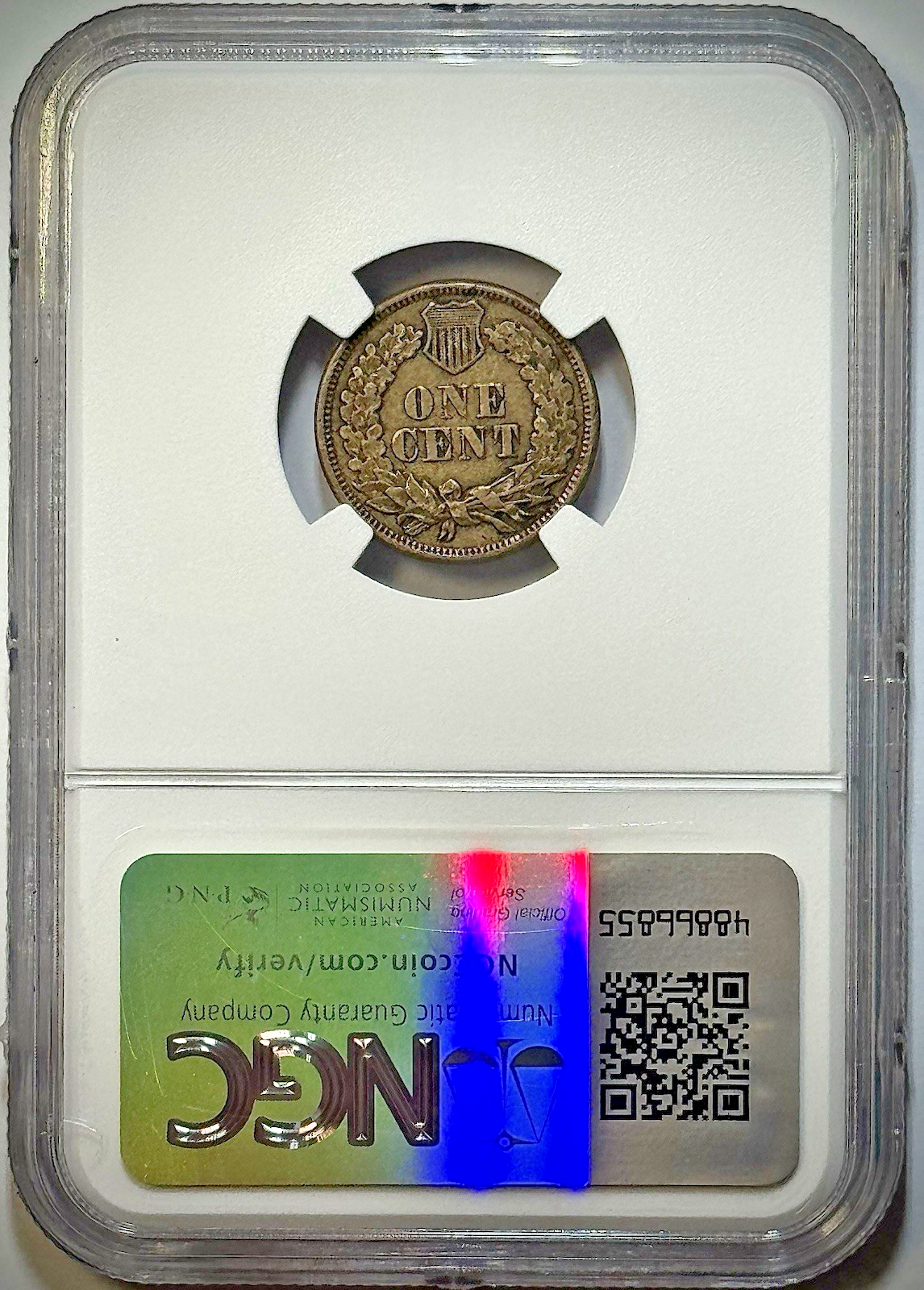 1863 Indian Head Cent NGC AU55 - Civil War Era Copper Penny - Strong Eye Appeal