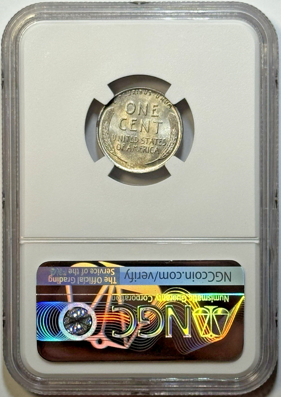 1943 Lincoln Wheat Steel Penny – NGC MS67 – Rare High‑Grade WWII “Steelie"!