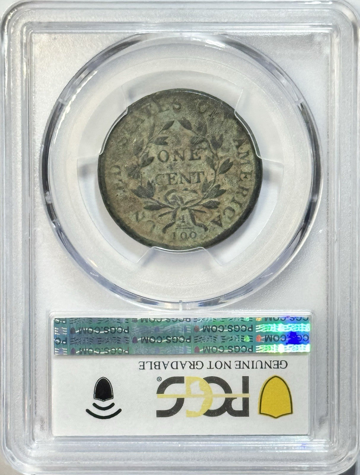 1805 Draped Bust Large Cent - PCGS Genuine VG Details Env Corrosion Gold Shield