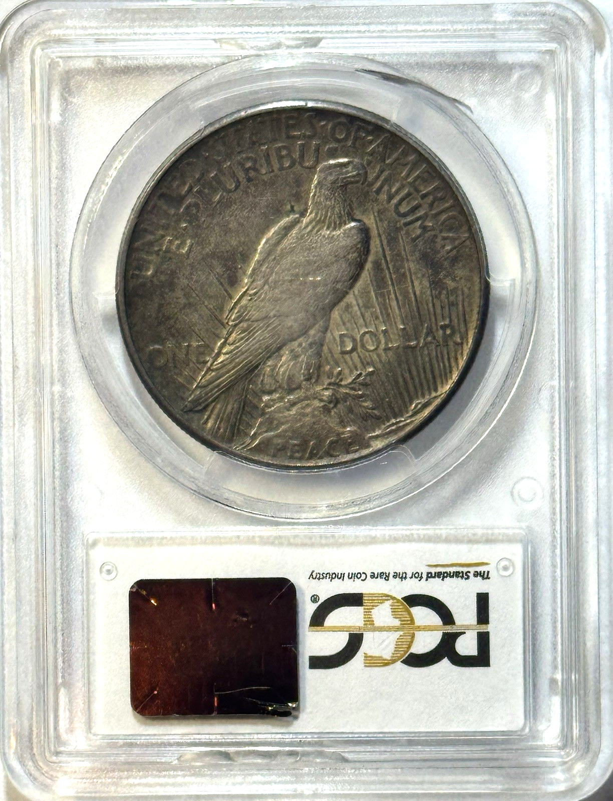 1921 High Relief Peace Dollar $1 | PCGS AU53 | Stunning Natural Toning | Classic