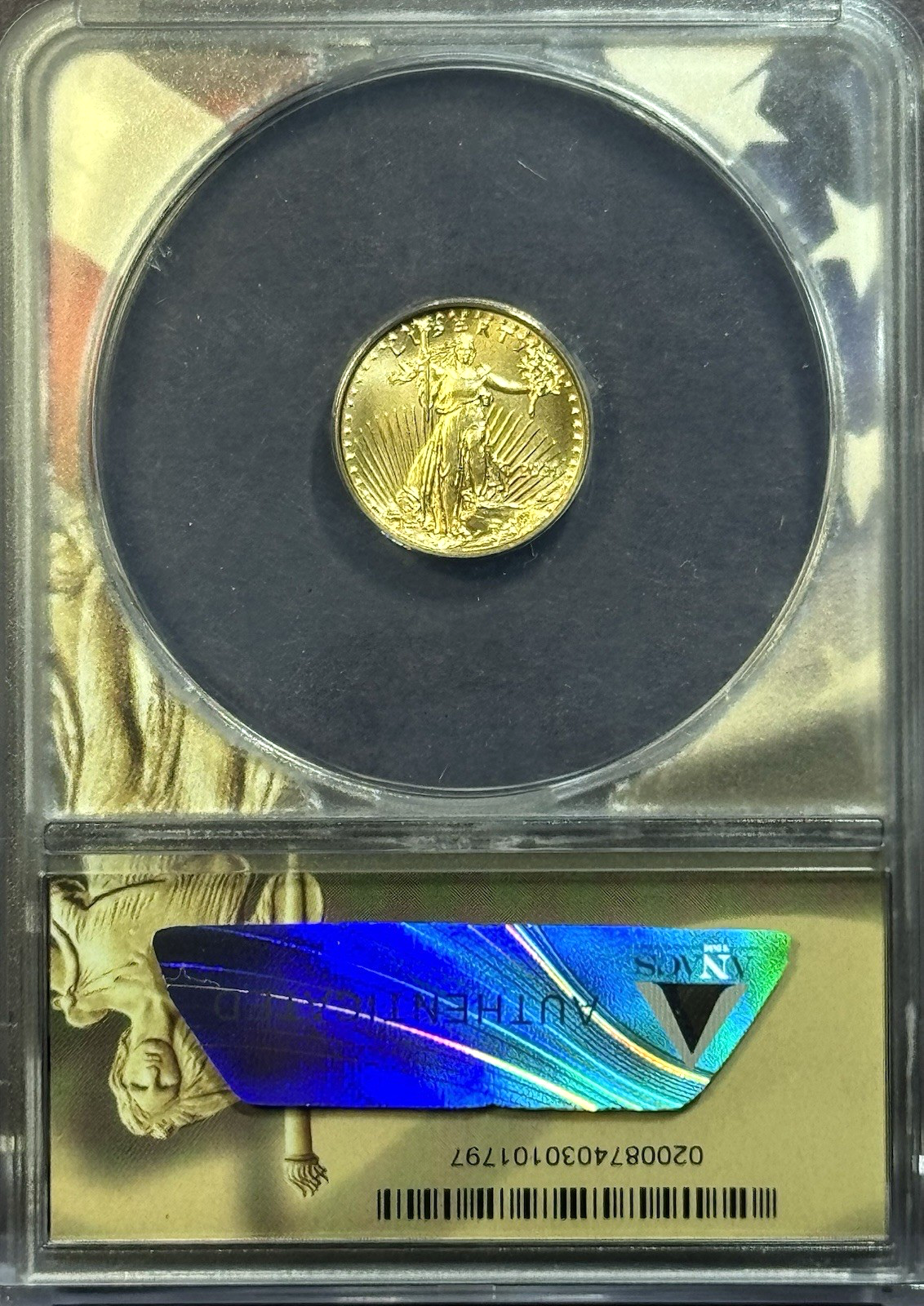 2021 $5 Gold Eagle Type 2 ANACS MS70 - First Strike | Perfect Grade | PURE GOLD