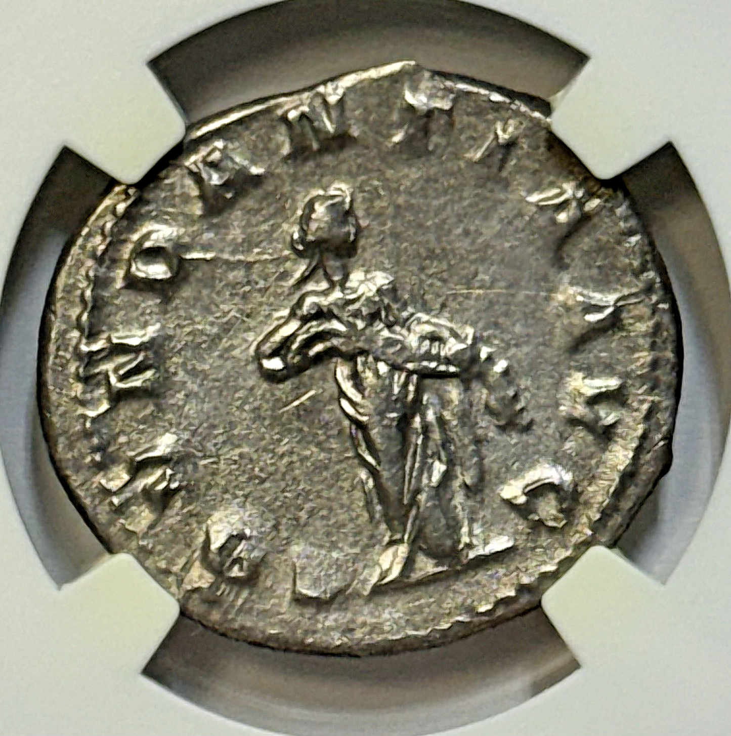 249-251 AD, Trajan Decius-ROMAN EMP AR Double-Denarius-NGC Ch XF St: 4/5 Su: 2/5