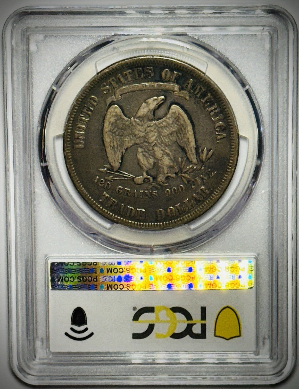 1877 US TRADE DOLLAR $1 – PCGS VF30 – HISTORIC SAN FRANCISCO MINT