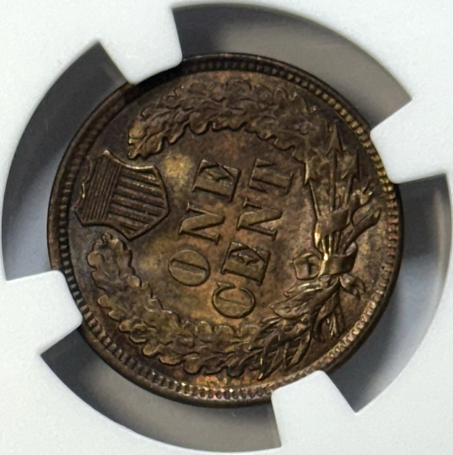 1901 Indian Head Cent – NGC MS63 RB – Flashy Original Color
