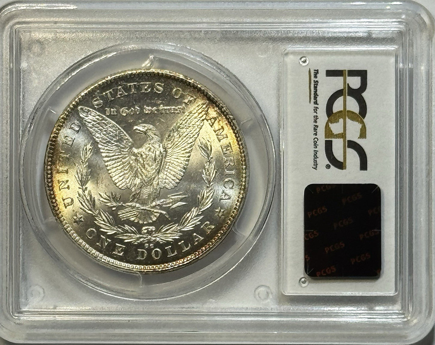 1878-CC Morgan Dollar PCGS MS63 – Dramatic 85° Rotated Dies Mint Error