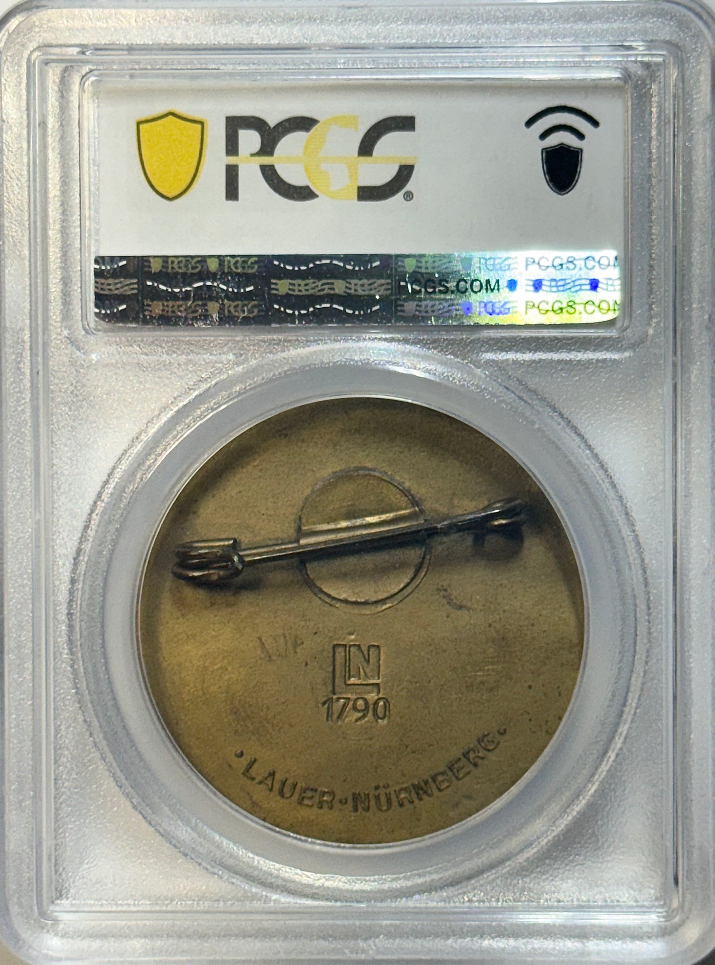 1935 Germany C-214 Nürnberg Medal – PCGS MS63 – Gilt Iron Matte – Certified Mint State