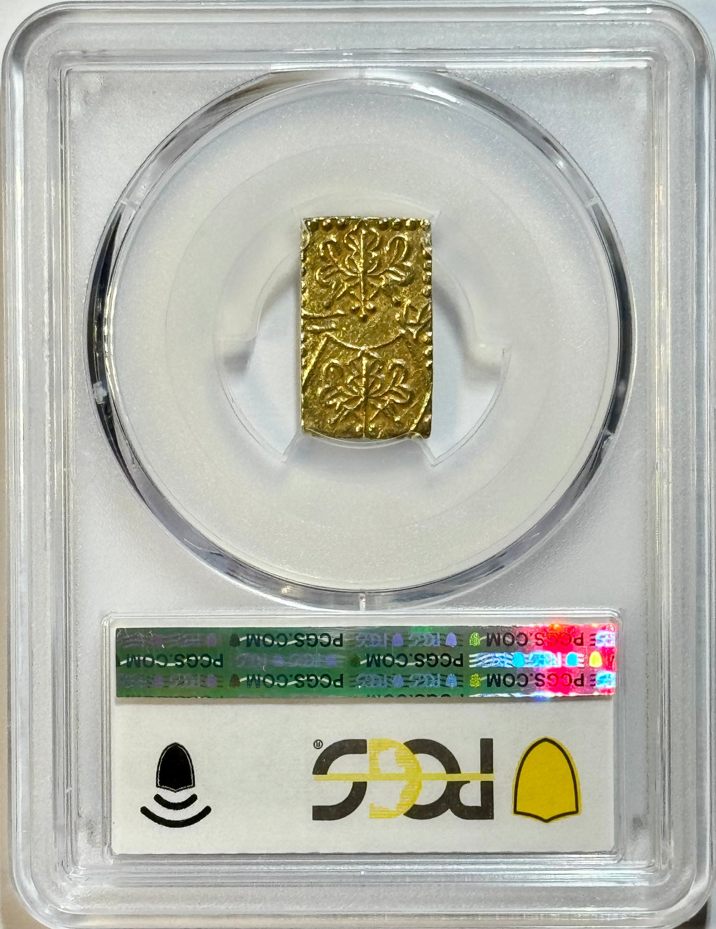 1868-69 Japan Meiji 明治 2 Bu Nibu Kin - Japanese Gold/Silver - PCGS AU58