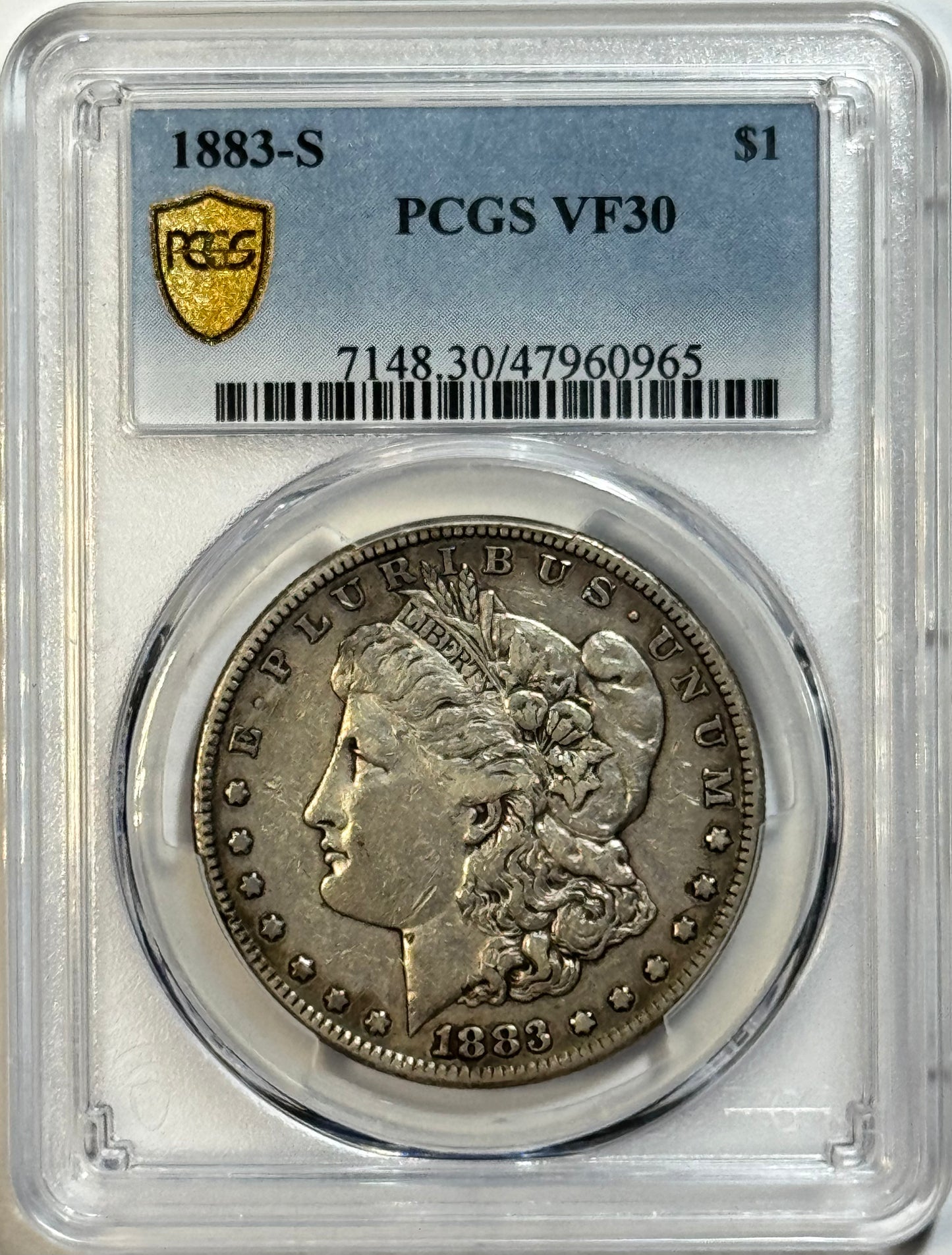 1883-S Morgan Dollar - PCGS VF30 -Better Date San Francisco Silver Dollar
