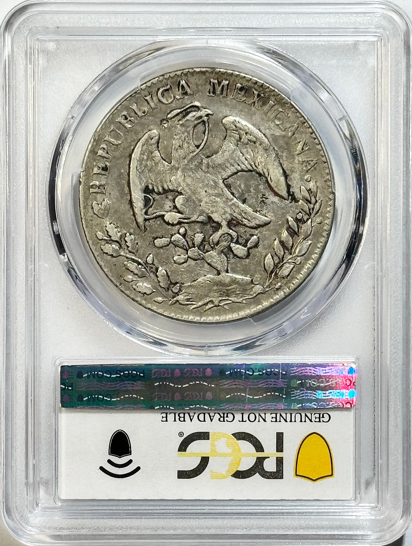 1859-Go PF Mexico 8 Reales - PCGS Genuine Chop Mark VF Detail -Guanajuato Silver