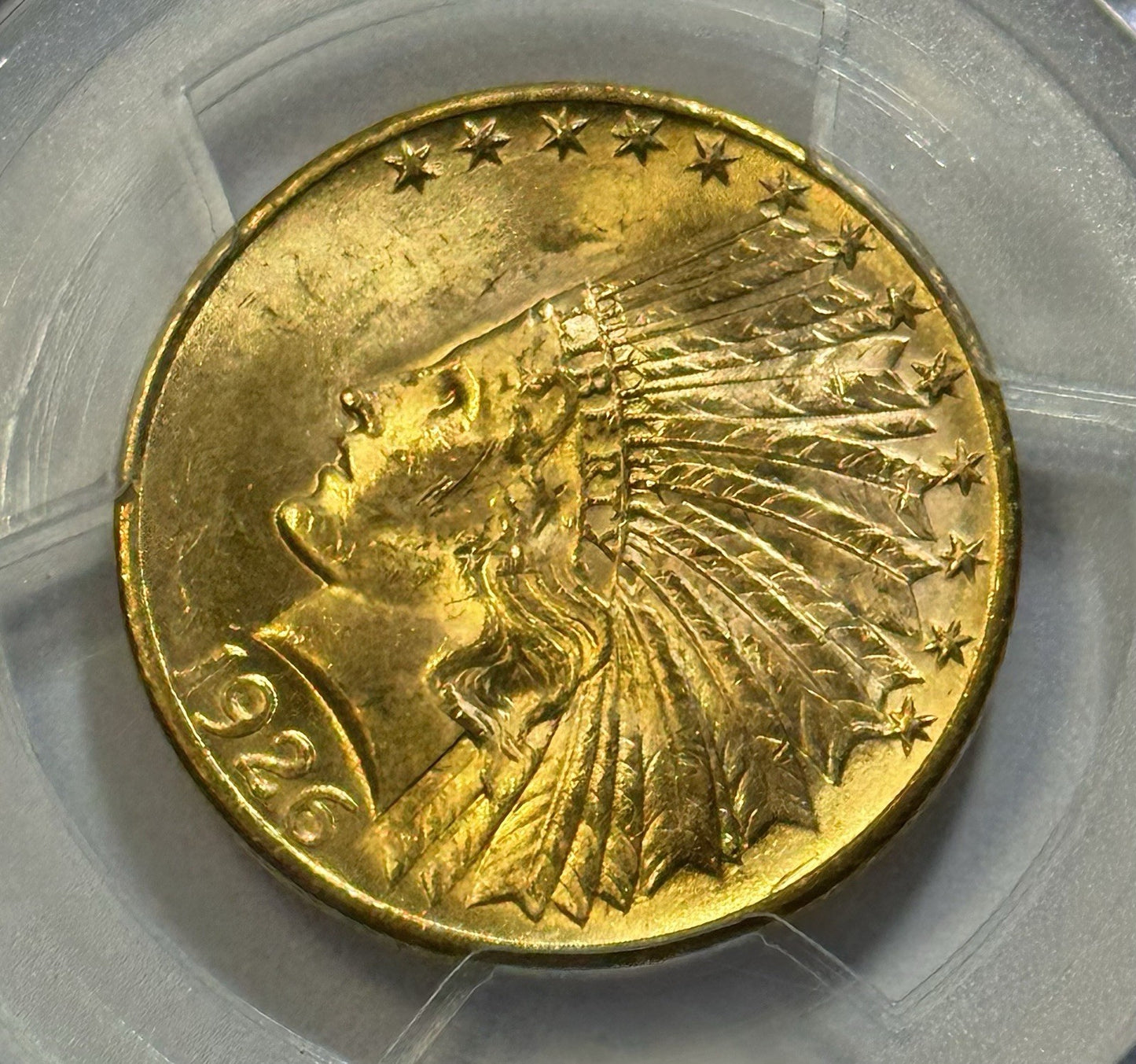 1926 $10 Indian Head Gold – PCGS MS63 – Lustrous Pre-33 Heater!