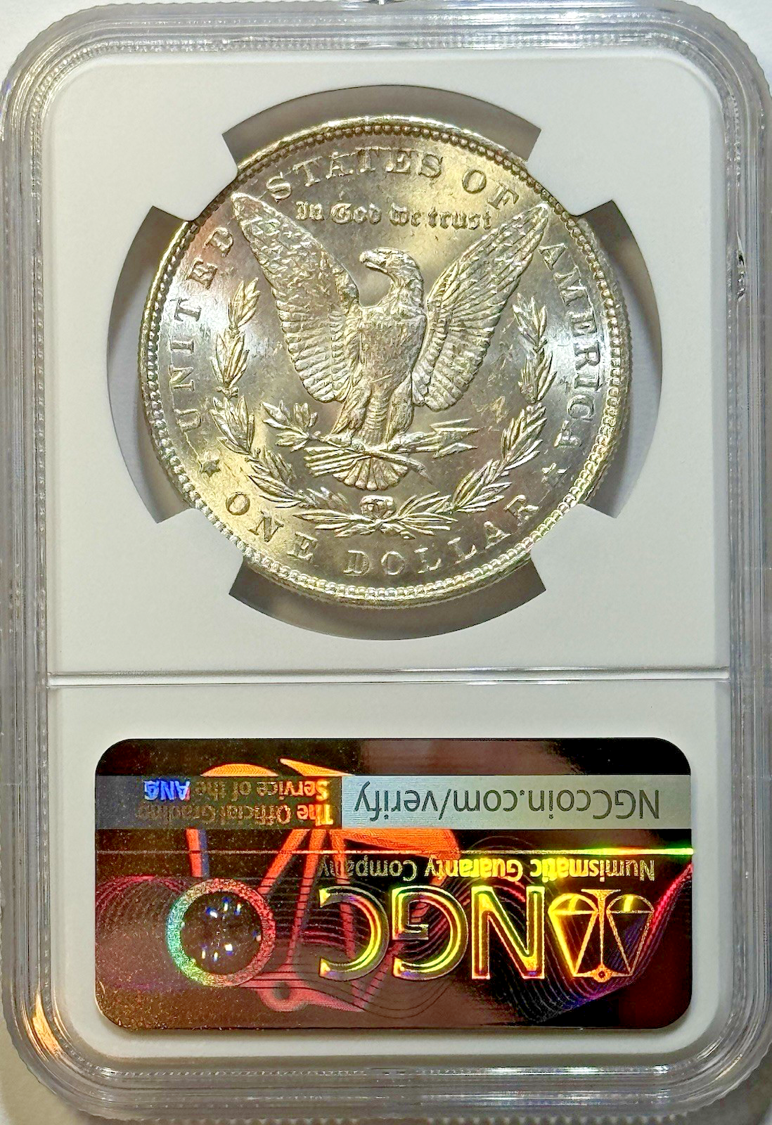 1887 Morgan Silver Dollar — NGC MS63 - Clean Mint State, Solid Original Surfaces