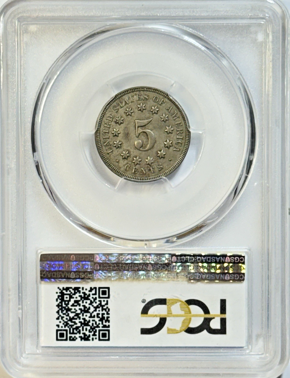1868 Shield Nickel PCGS AU55 — ORIGINAL SURFACES • STRONG DETAIL