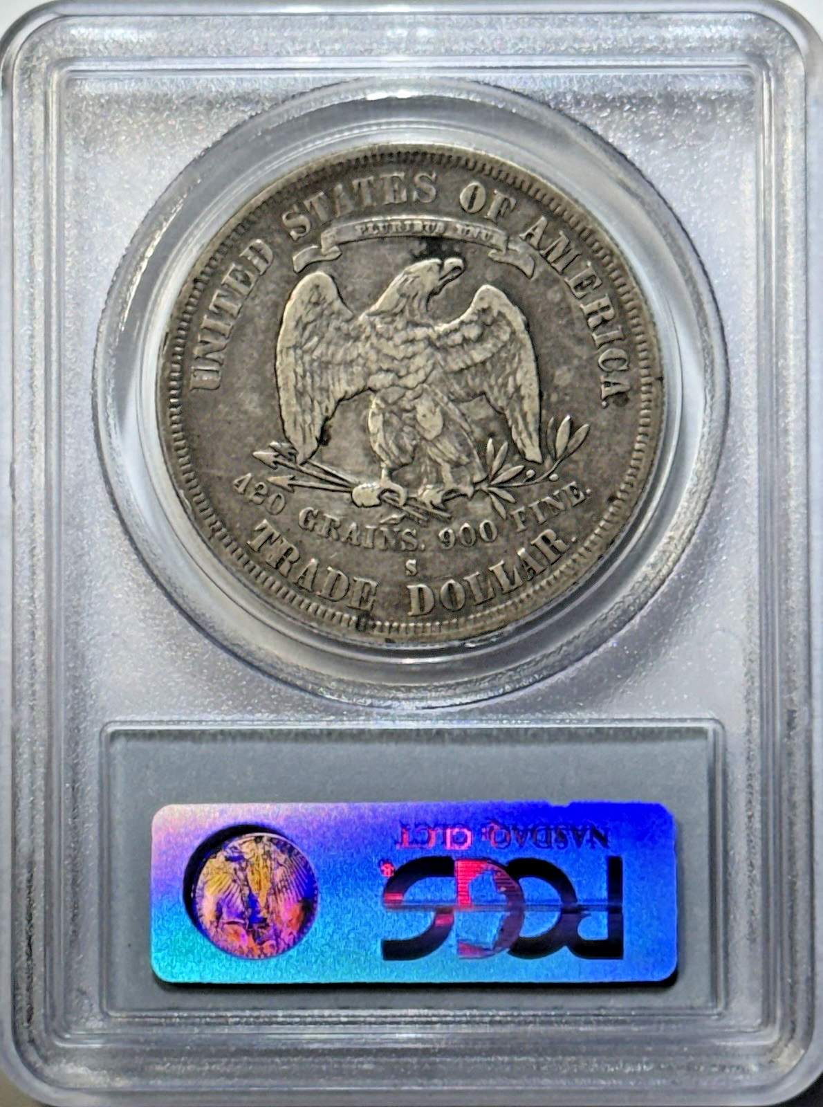 1878-S TRADE DOLLAR $1 – PCGS VF35 – FINAL YEAR HEAT, San Francisco Mint!