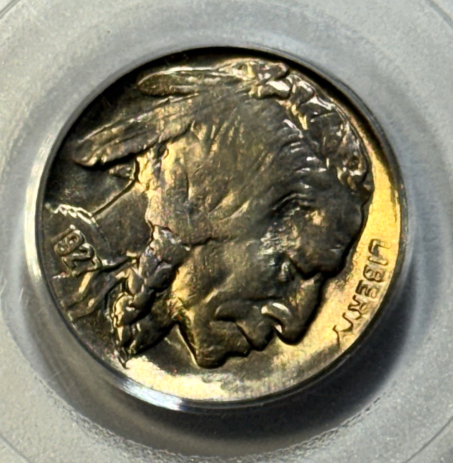 1927-D Buffalo Nickel • PCGS MS64 • Strong Detail • Tough Denver Mint!