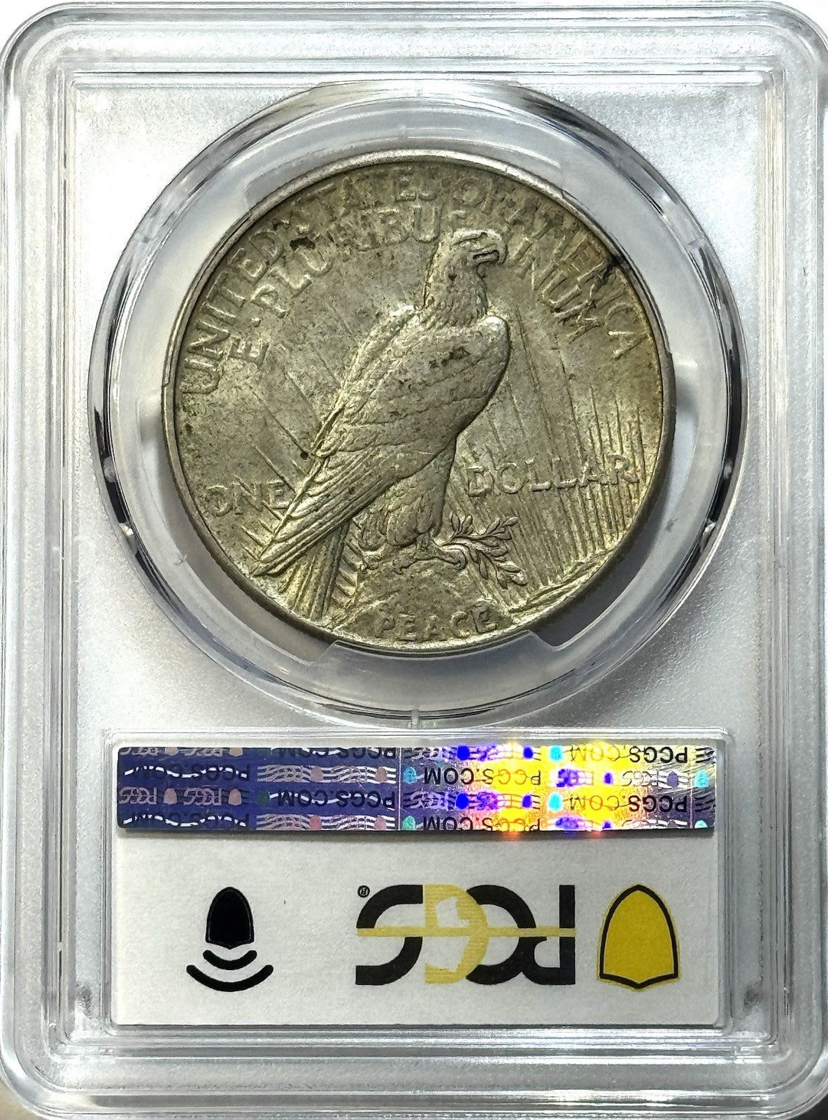 1921 High Relief Peace Dollar - PCGS AU55 CAC - Key Date Collector Coin