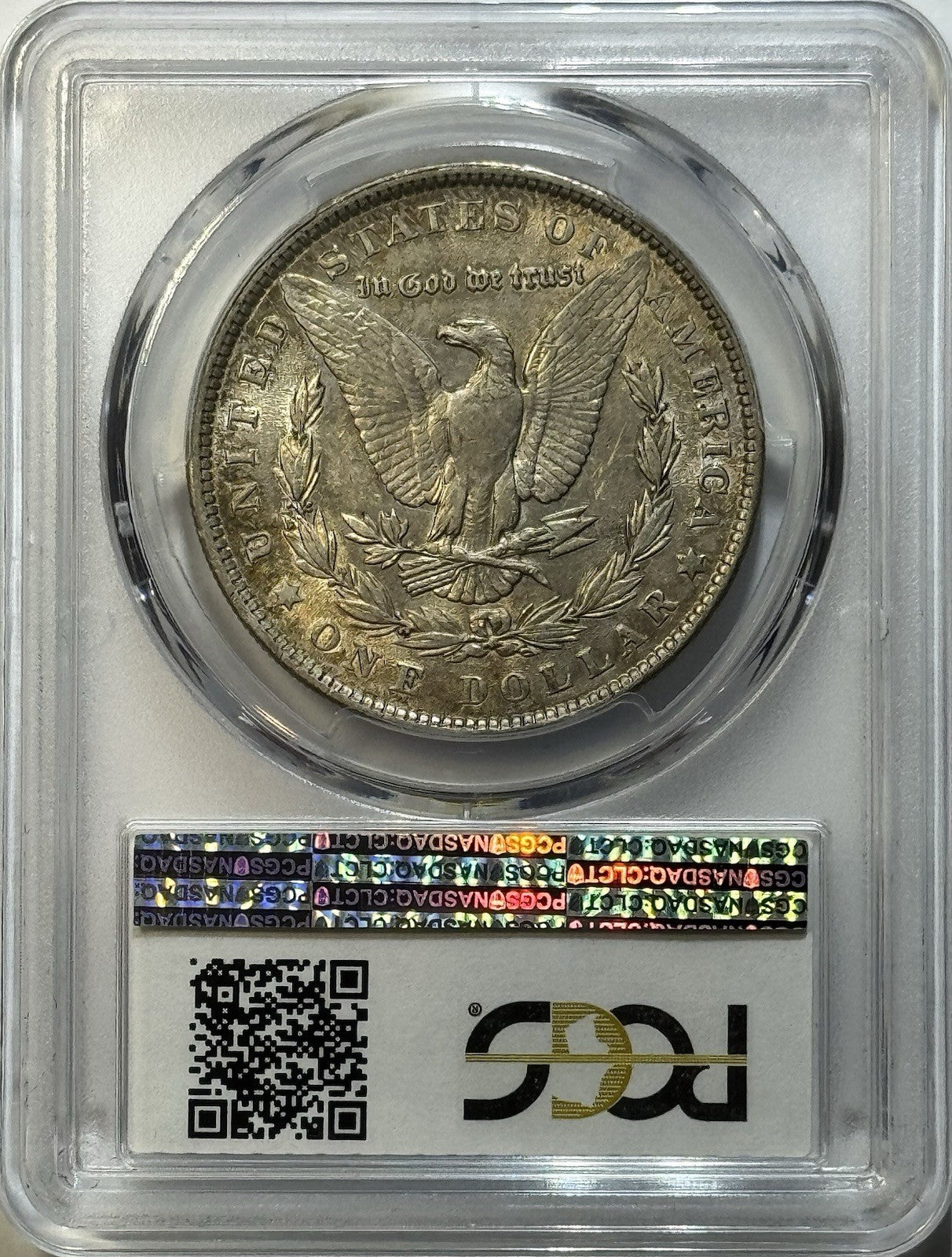 1901 Morgan Silver Dollar $1 – PCGS AU50 – KEY DATE - TONED
