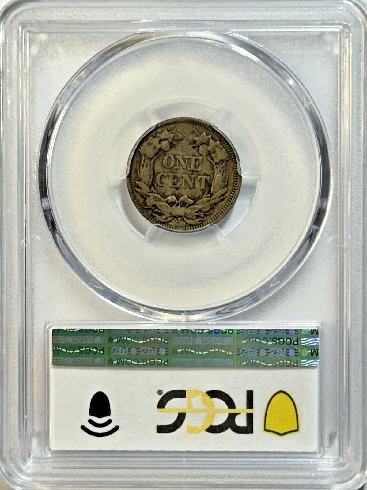 1857 Flying Eagle Cent - PCGS VF30 - FS-402 Clash w/ Half Dollar Snow-2 Variety