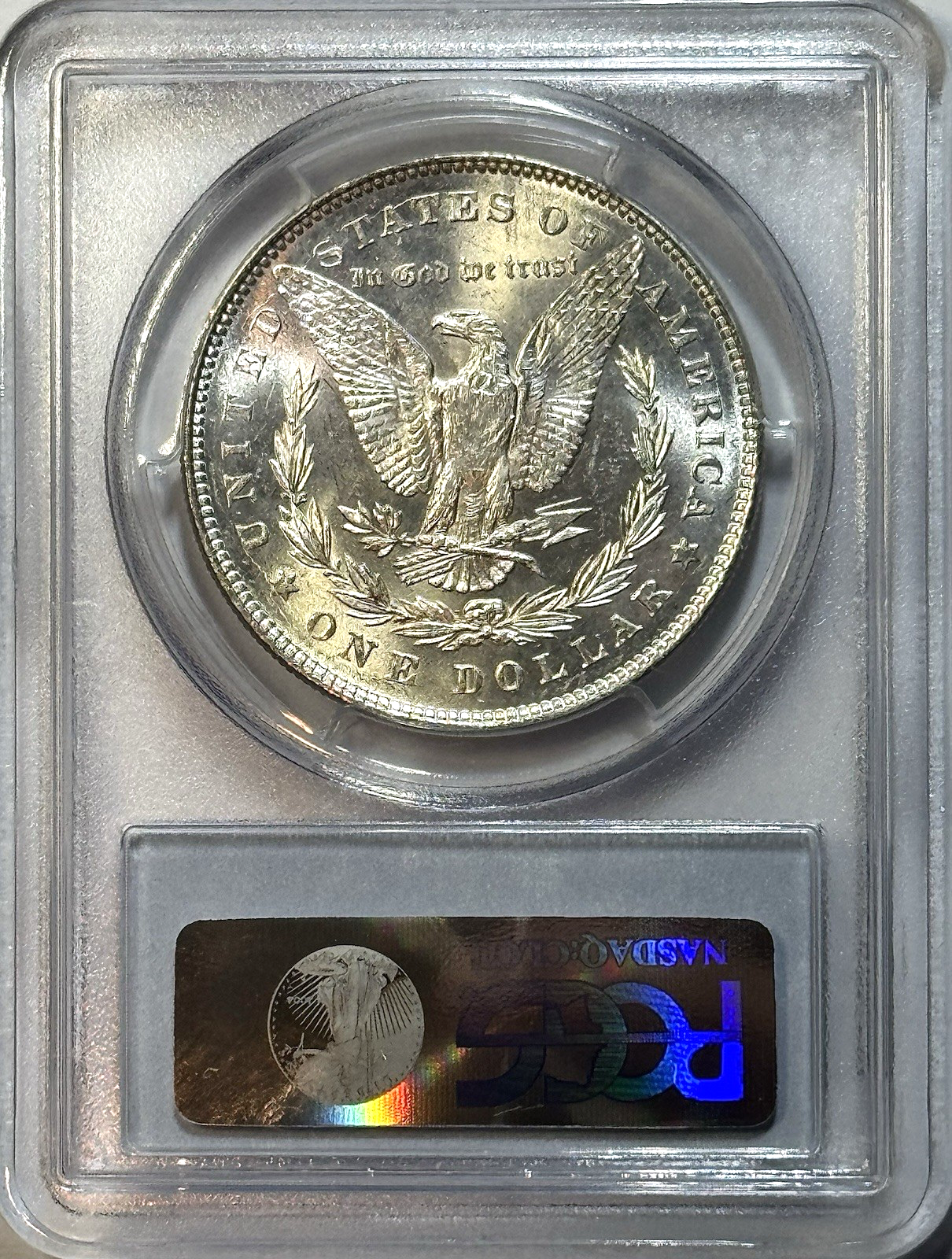 1878 7/8TF Morgan Dollar PCGS MS62 CAC Weak VAM-33 Doubled Legs