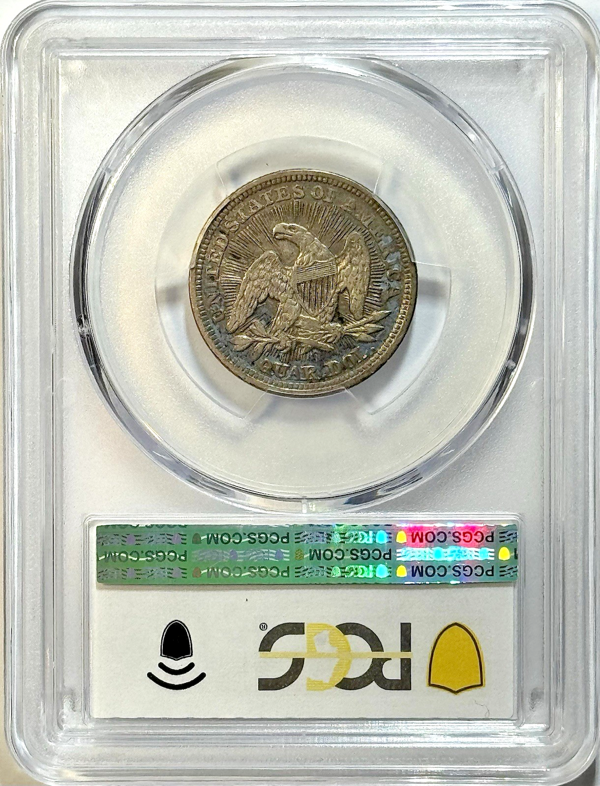 1853-O Seated Liberty Quarter Arrows Rays - PCGS VF30 - Nice Original Toning