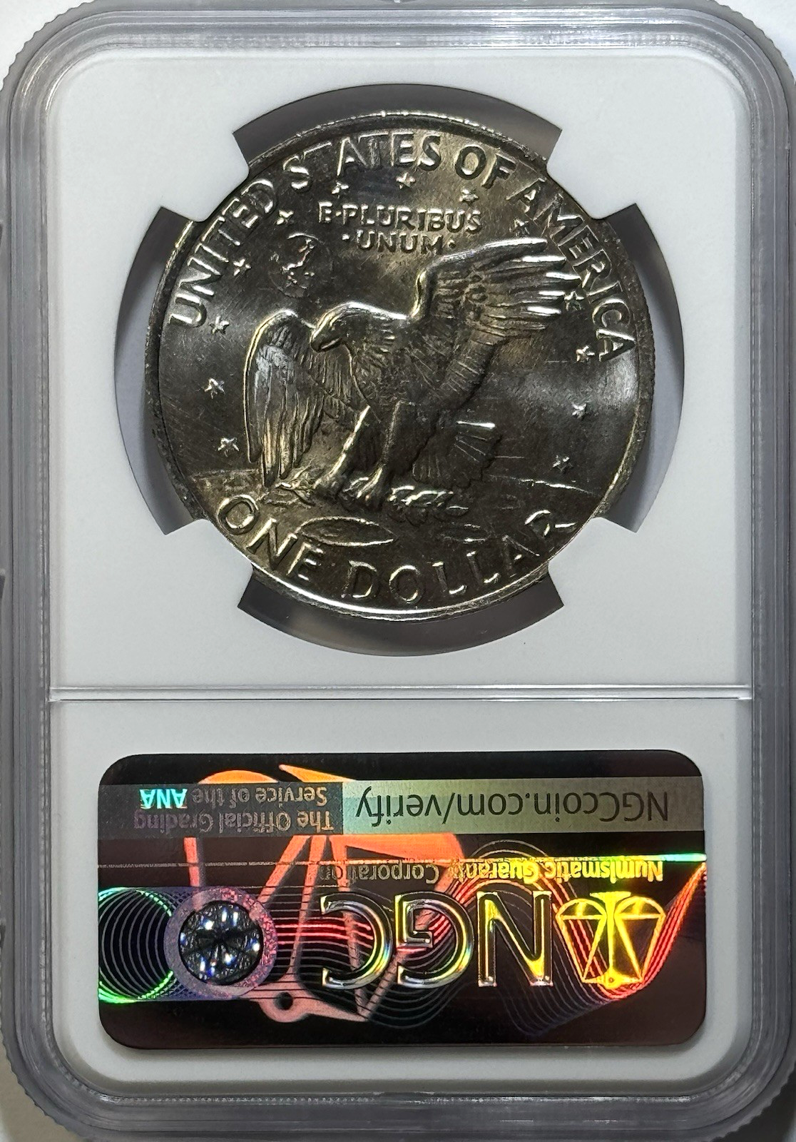 1971-D Eisenhower Dollar $1 – NGC MS67 – High-Grade Clad Ike – Sharp Strike!