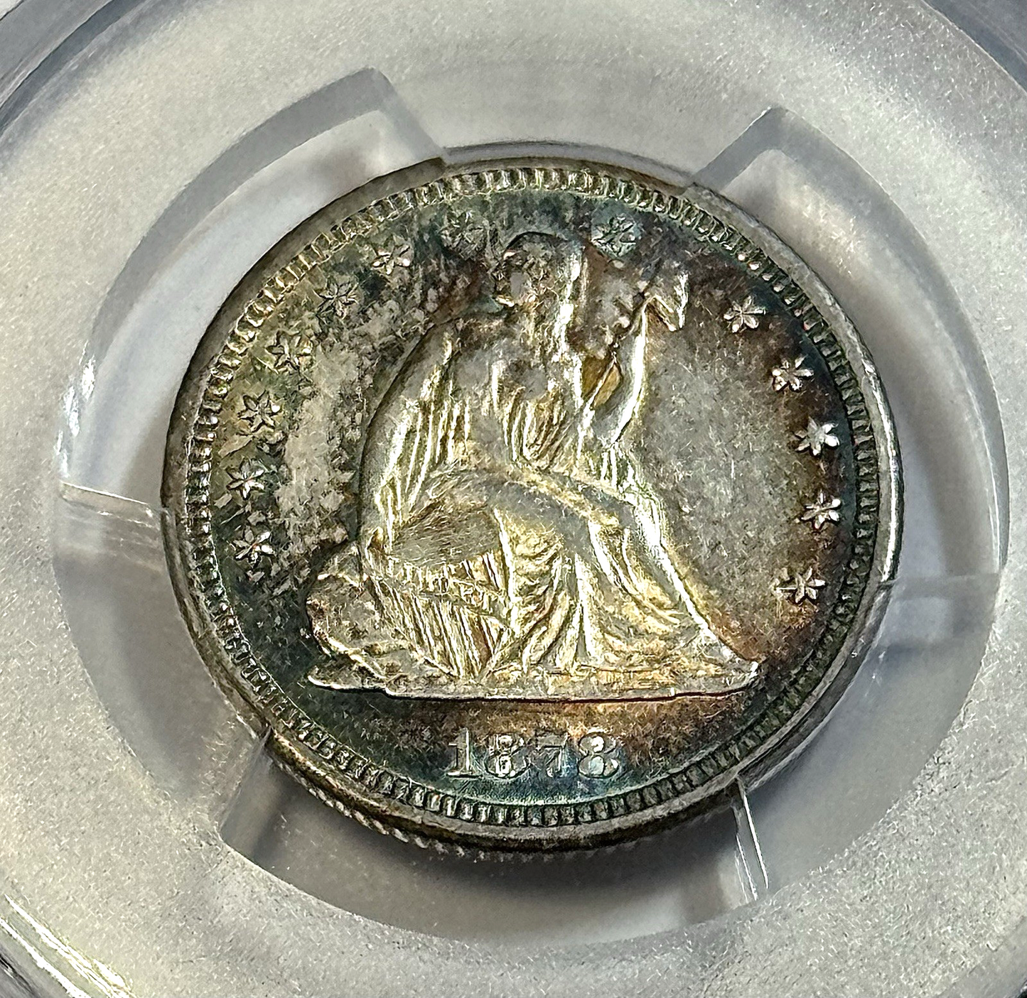 1878-CC Seated Liberty Quarter- PCGS AU53- Old West Carson City Better Date 25C!