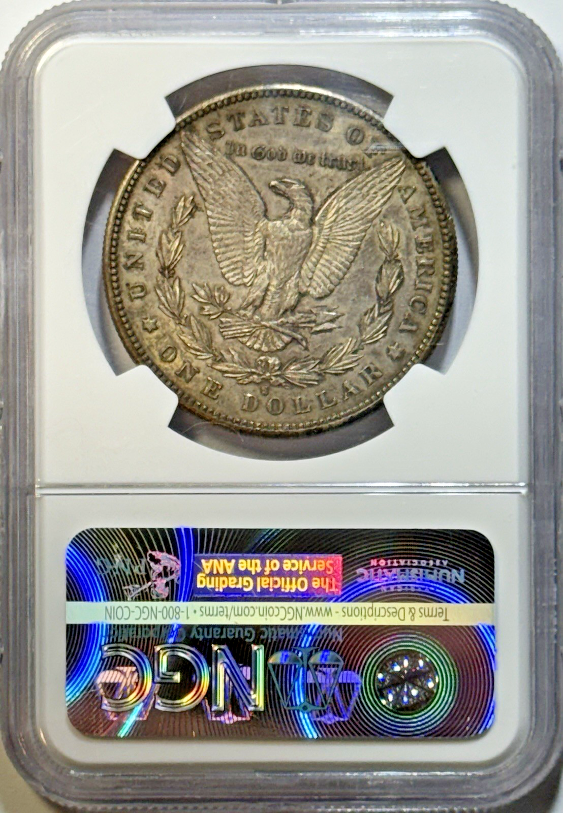 1889-S Morgan Silver Dollar — NGC AU55 Beautiful Natural Toning *Semi-Key Date*