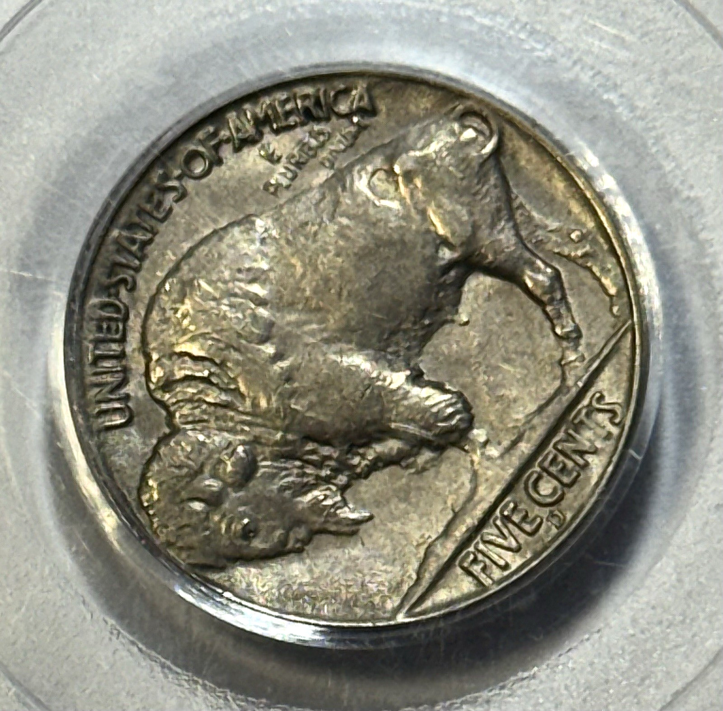 1937-D 3-Leg Buffalo Nickel – PCGS AU58 – Famous Key Date Error