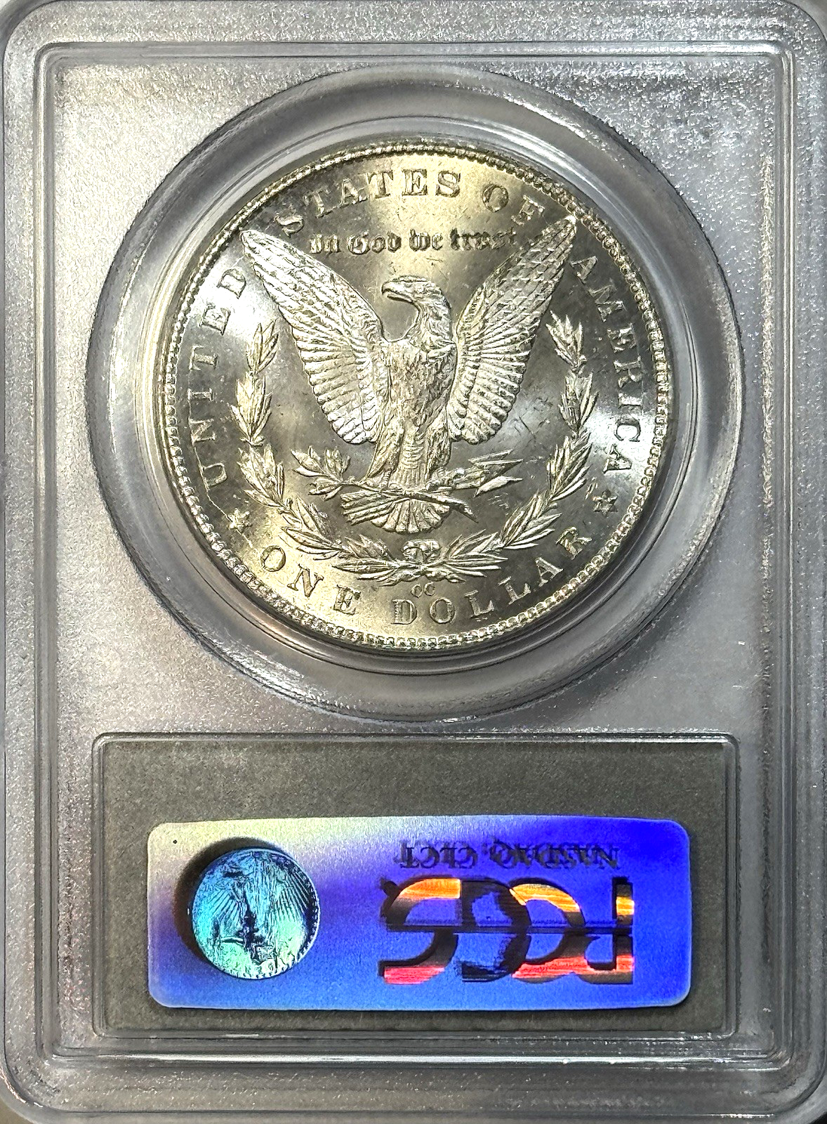 1890-CC Morgan Silver Dollar - PCGS MS62 — Carson City Collection - Beautiful!