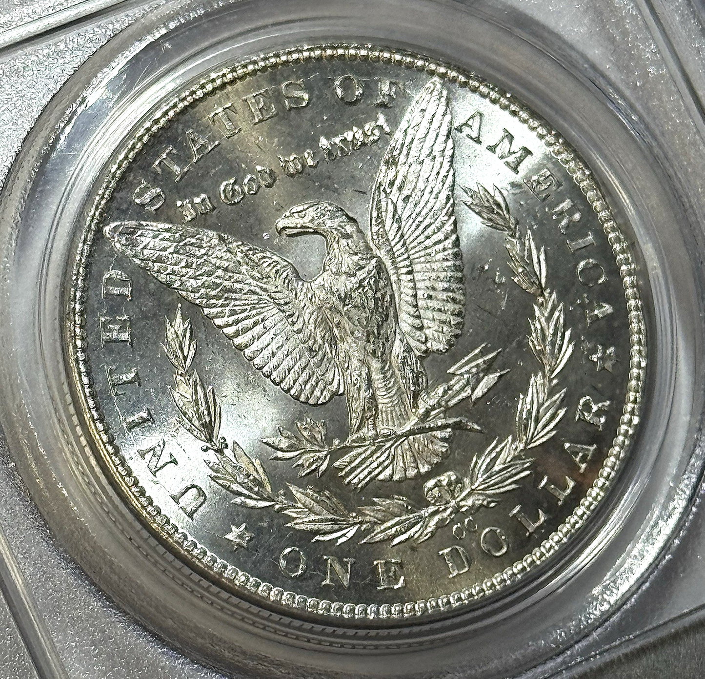 1890-CC Morgan Silver Dollar - PCGS MS62 — Carson City Collection - Beautiful!