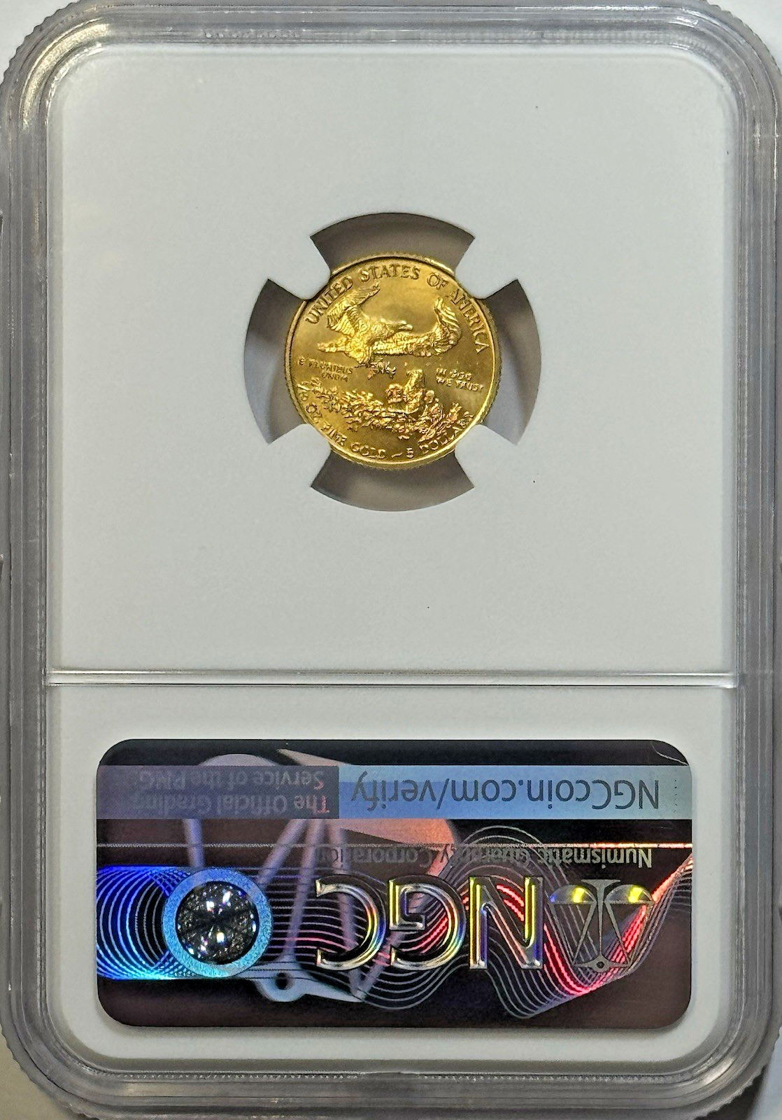 2010 $5 Gold Eagle – NGC MS69 – Choice Modern U.S. Certified Gold