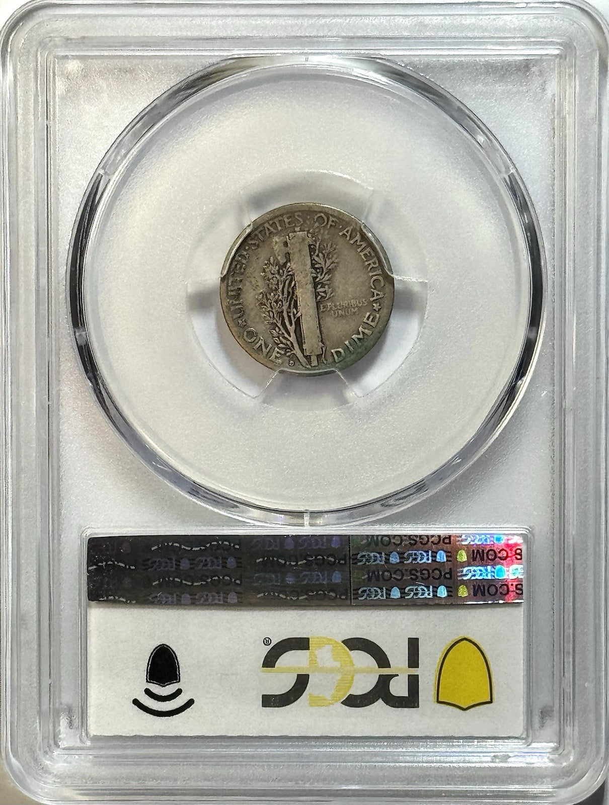 1921-D Mercury Dime - PCGS VG10 Gold Shield - Key Date Certified
