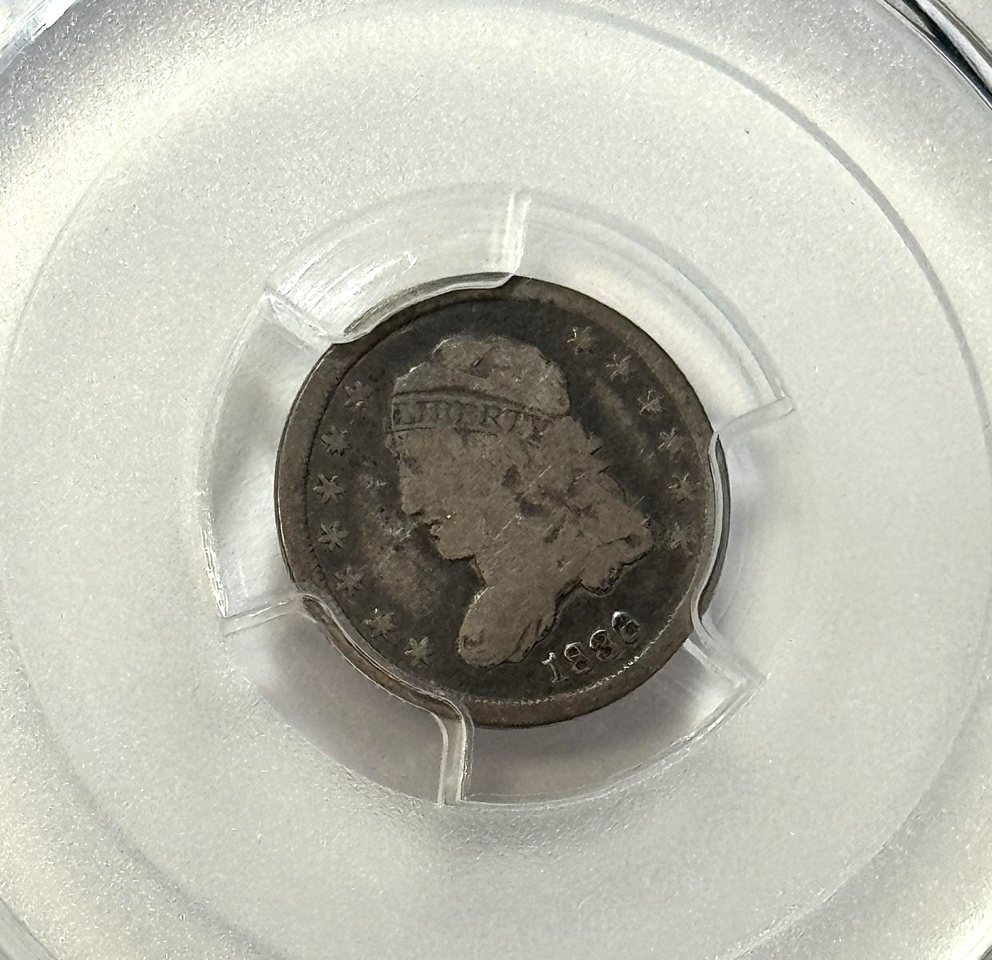 1836 Capped Bust Half Dime PCGS G06 LM-6 O-101 Early U.S. Silver Type Coin