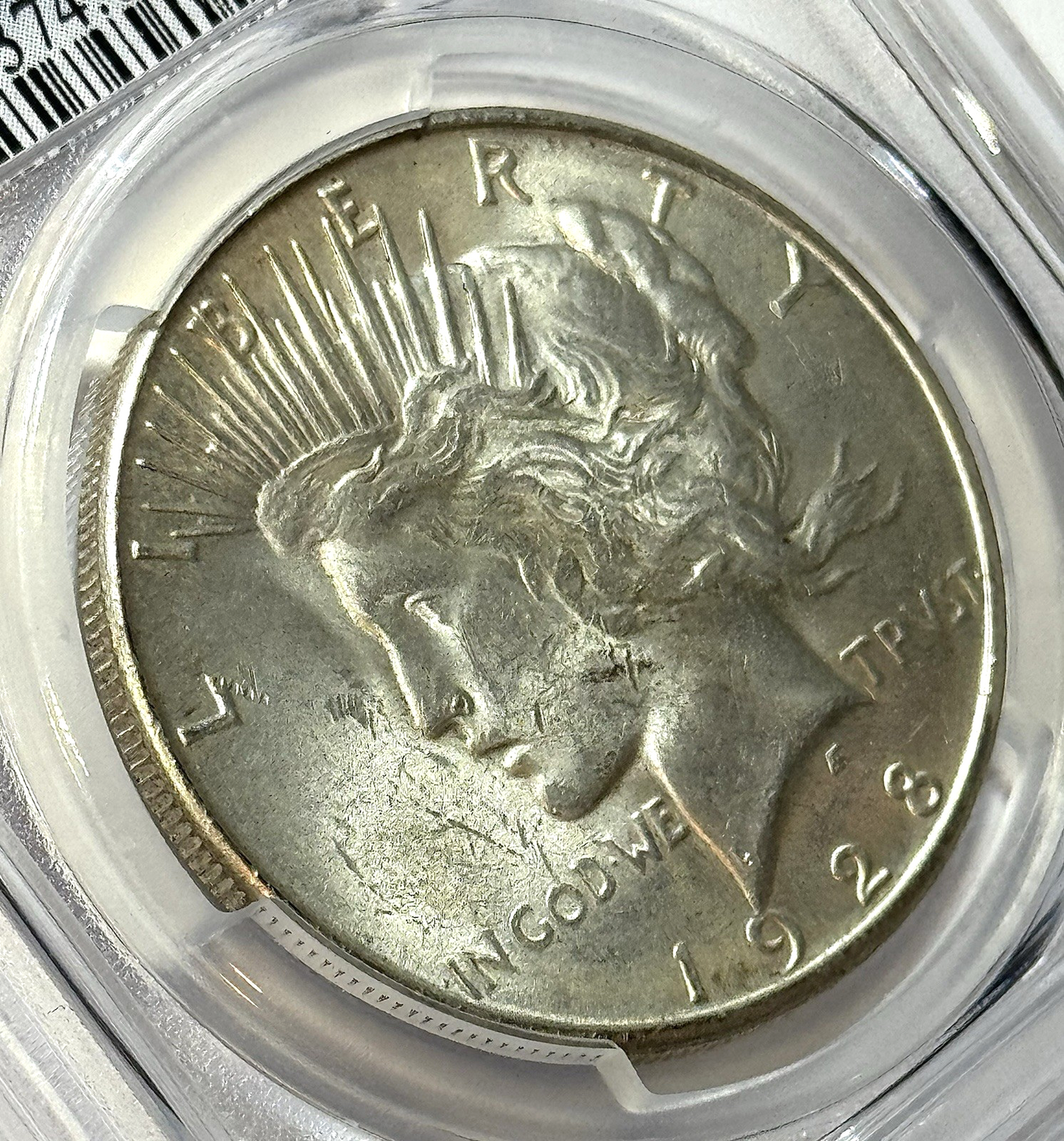 1928-S Peace Silver Dollar - PCGS MS62 - Better Date San Francisco Mint $1 Coin
