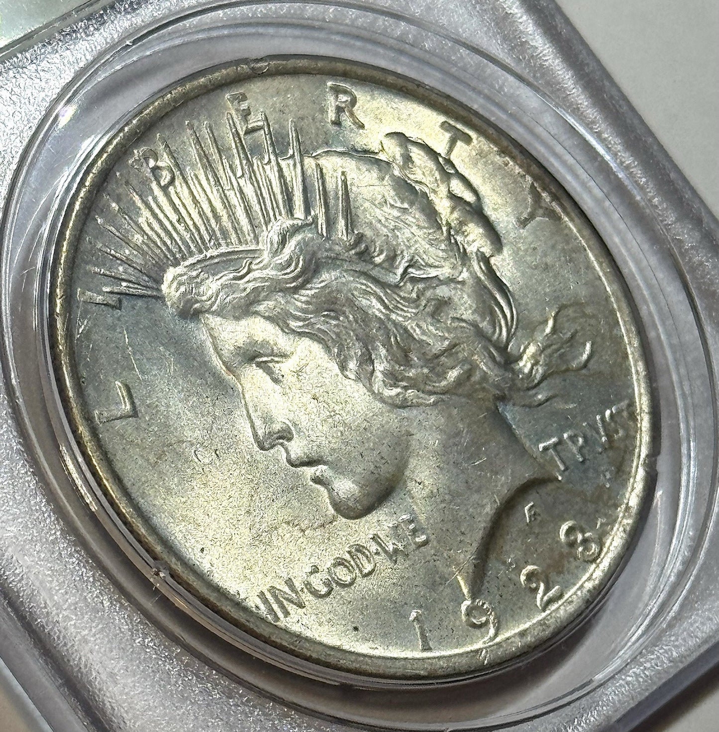 1923 Peace Dollar - PCGS MS64 - Old Green Holder OGH Original Luster $1