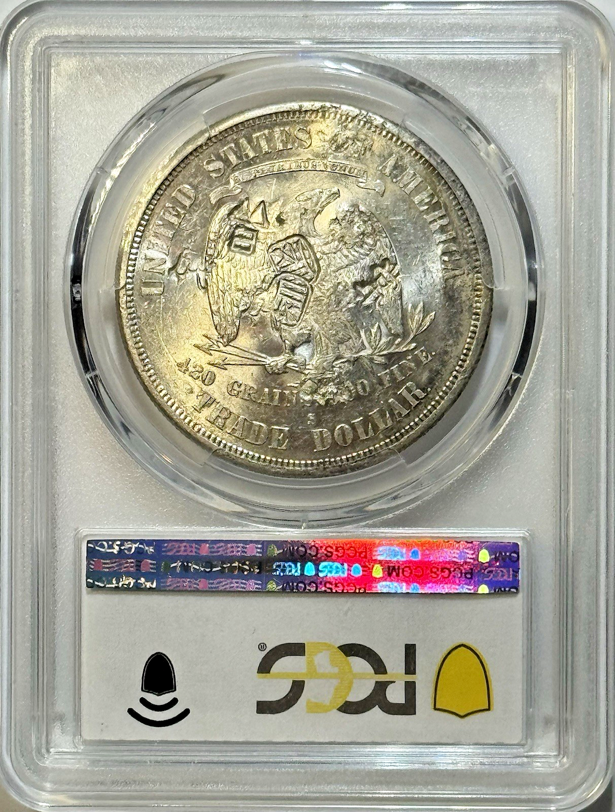 1875-S TRADE DOLLAR $1 – MS61 – CHOP-MARKED – HARD MONEY, REAL HISTORY!