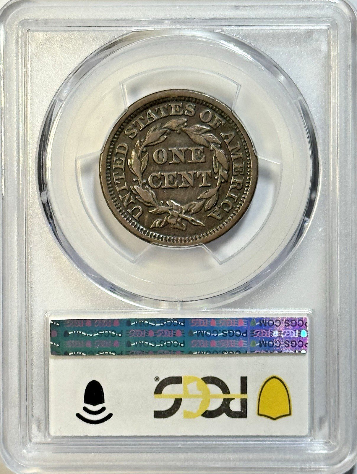 1848 Large Cent PCGS VF35 BN — CHOICE MID-GRADE EARLY COPPER