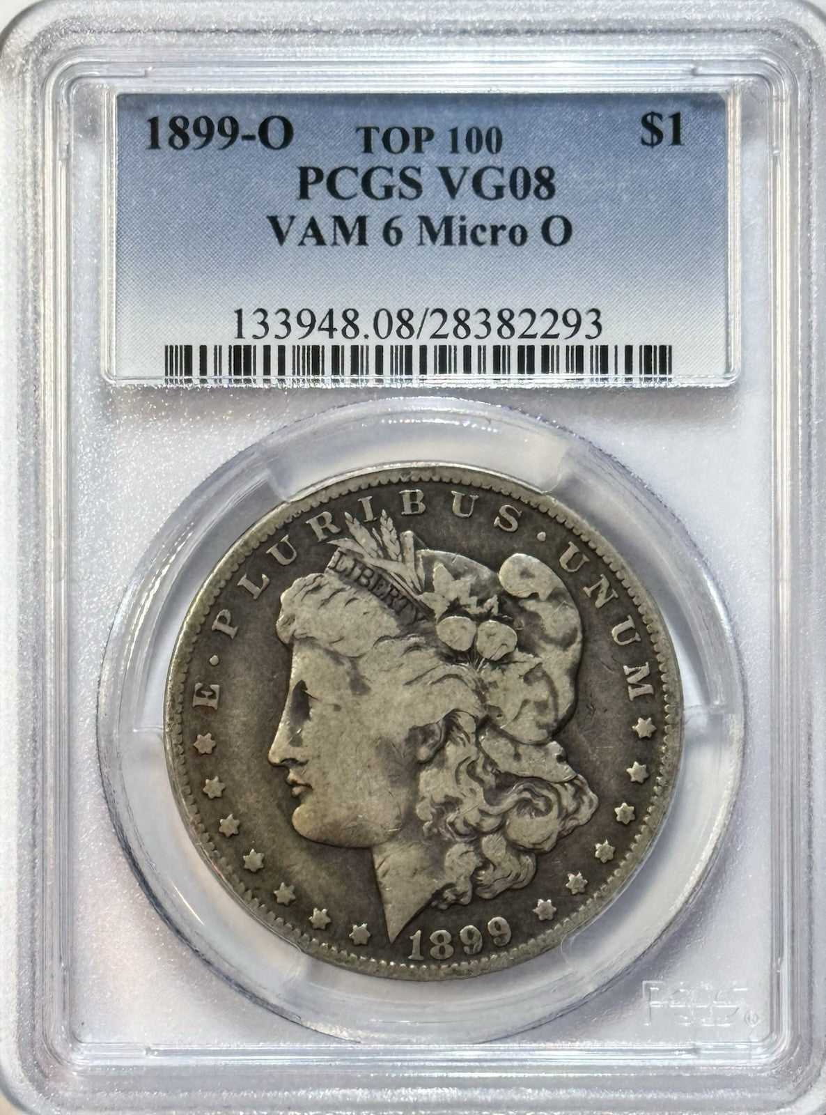1899-O Morgan Dollar - PCGS VG08 - VAM-6 Micro O Top 100 Rare Variety Silver $1