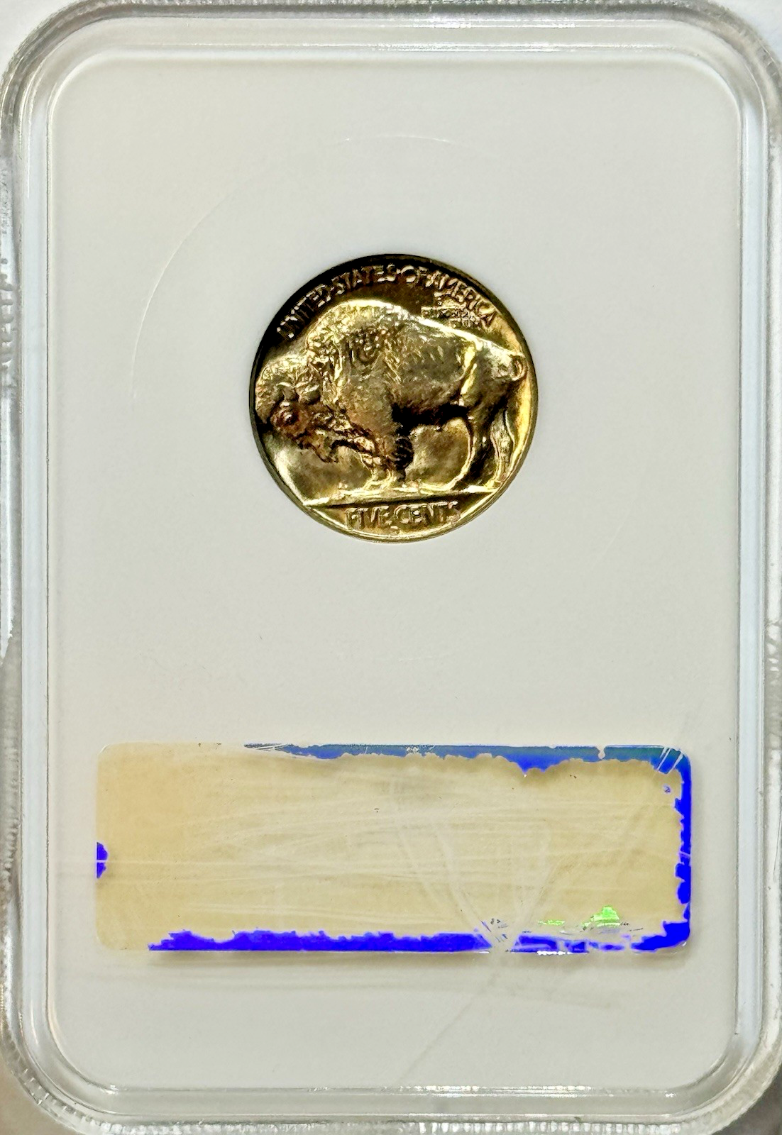 1938-D Buffalo Nickel - NGC MS66 CAC - Fatty Holder Last Year Gem BU PQ 5C Coin