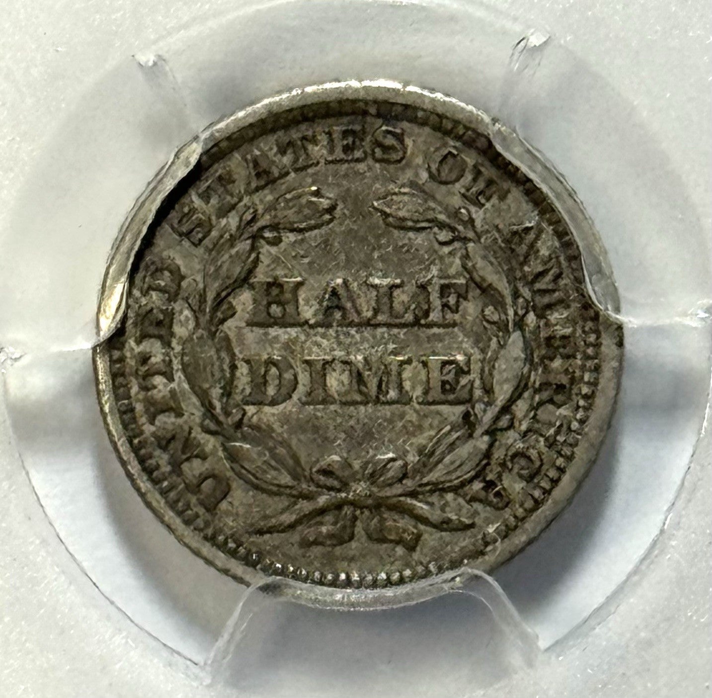 1844 No Arrows Seated Liberty Half Dime - PCGS XF45 Gold Shield - FS-301 RPD
