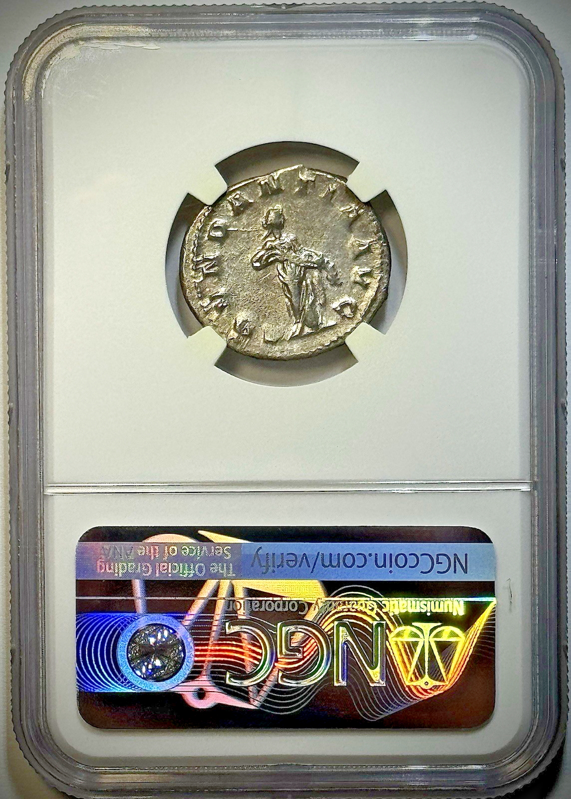 249-251 AD, Trajan Decius-ROMAN EMP AR Double-Denarius-NGC Ch XF St: 4/5 Su: 2/5