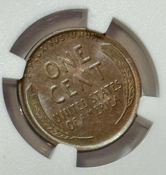 1919-S Lincoln Wheat Cent NGC MS64 BN | Gorgeous Toning | Premium Eye Appeall