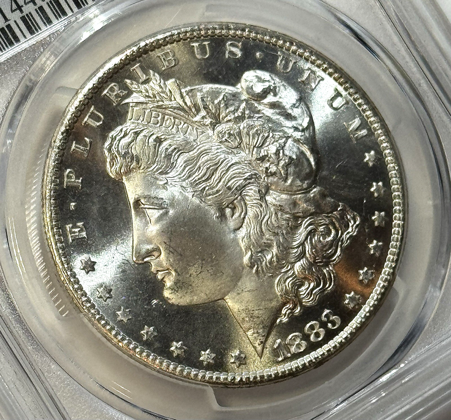 1883-CC Morgan Silver Dollar PCGS MS65+ ⭐ Blazing Cartwheel Luster | Carson City