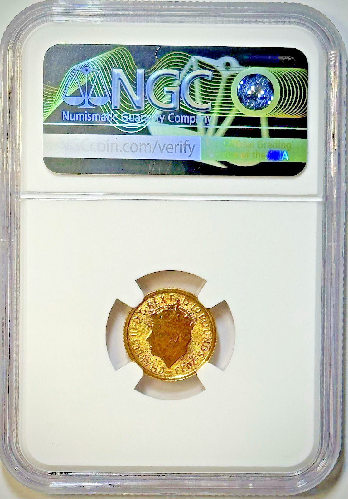 2023 Great Britain £10 KC III Coronation – NGC MS65 – Modern Royal Gold
