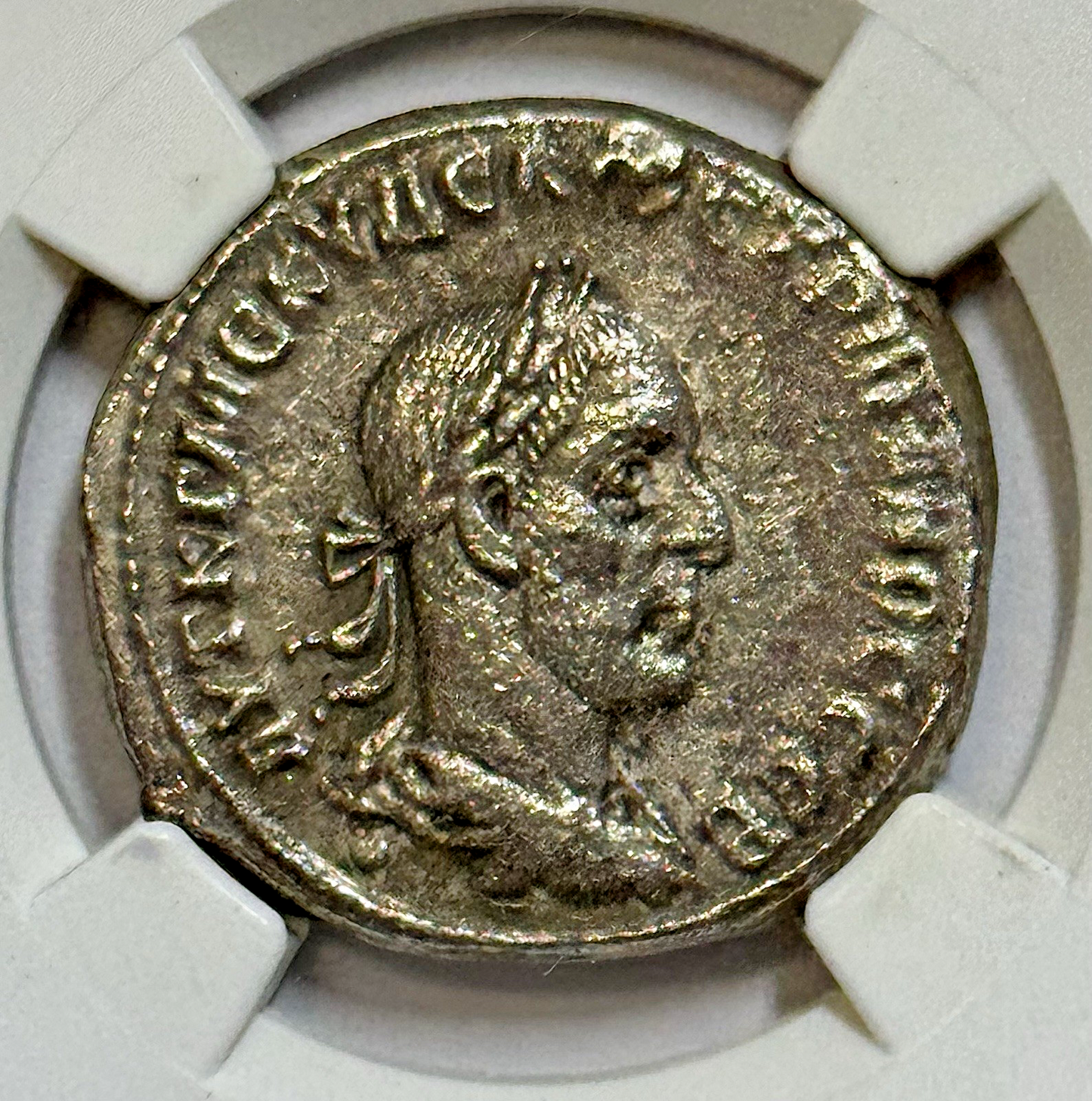 249-251 AD Trajan Decius - SYRIA, ANTIOCH- 4 Drachms - NGC Ch XF St: 4/5 Su: 2/5