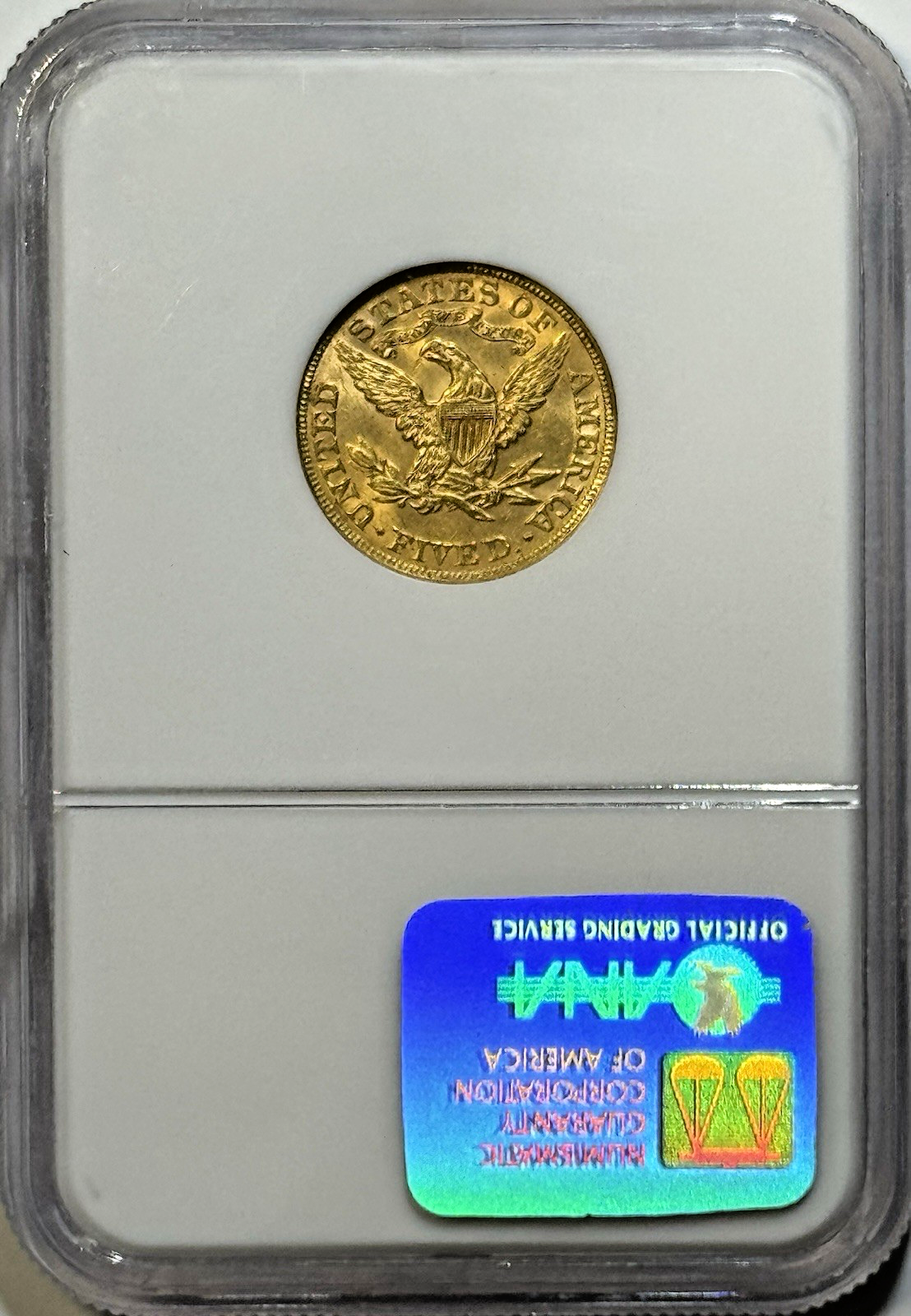 1894 $5 Liberty Head Gold Half Eagle – NGC MS62 Pre-1900 U.S. Gold